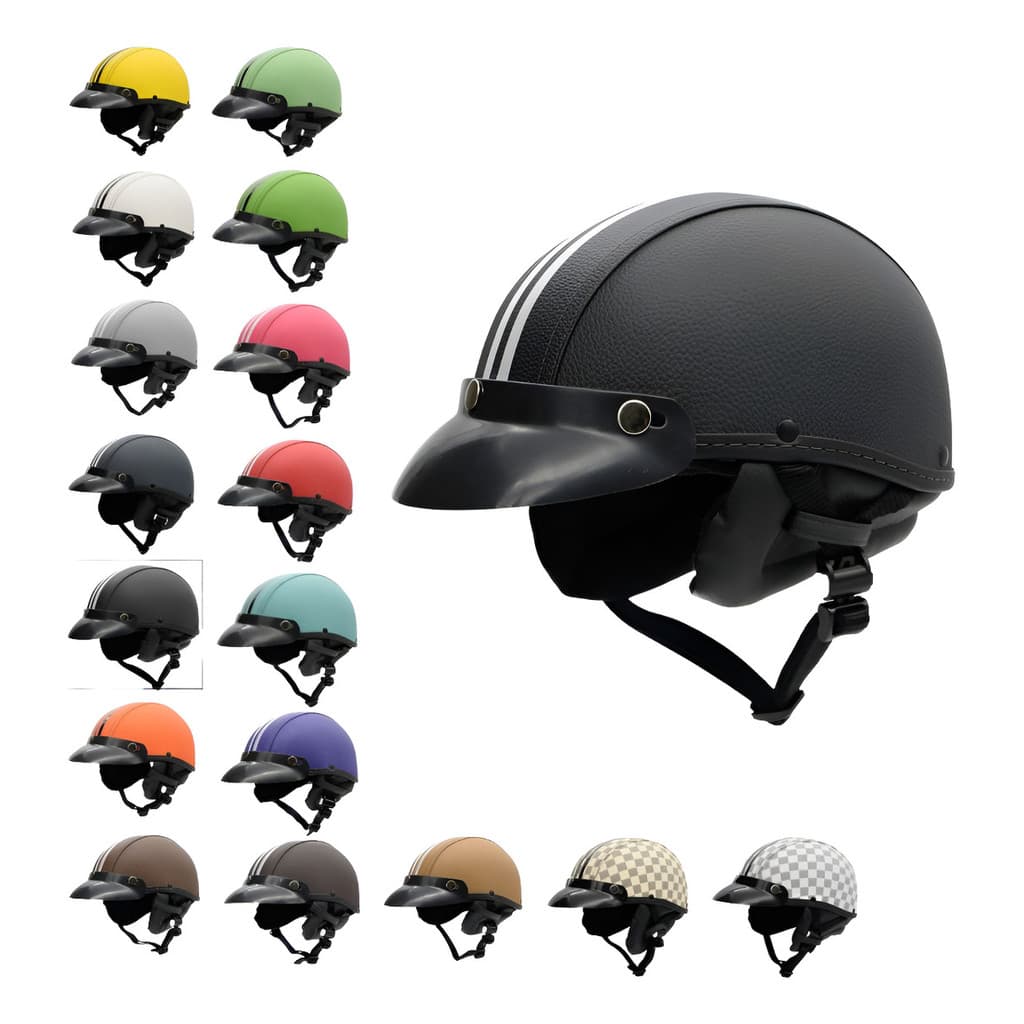 Capacete Coquinho Scooter E-bike Moto Elétrica Premium Pala