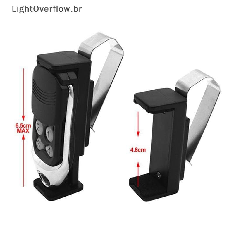 [LightOverflow] Suporte De Montagem Para Clipe De Viseira Solar De Carro 47-68mm Controle Remoto De Porta De Garagem [BR