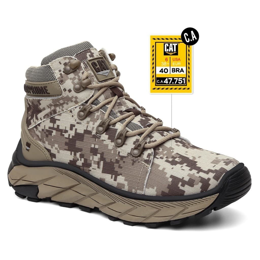 Bota Coturno Masculino De Segurança Trabalho Epi Com C.a Original + Palmilha em GEL