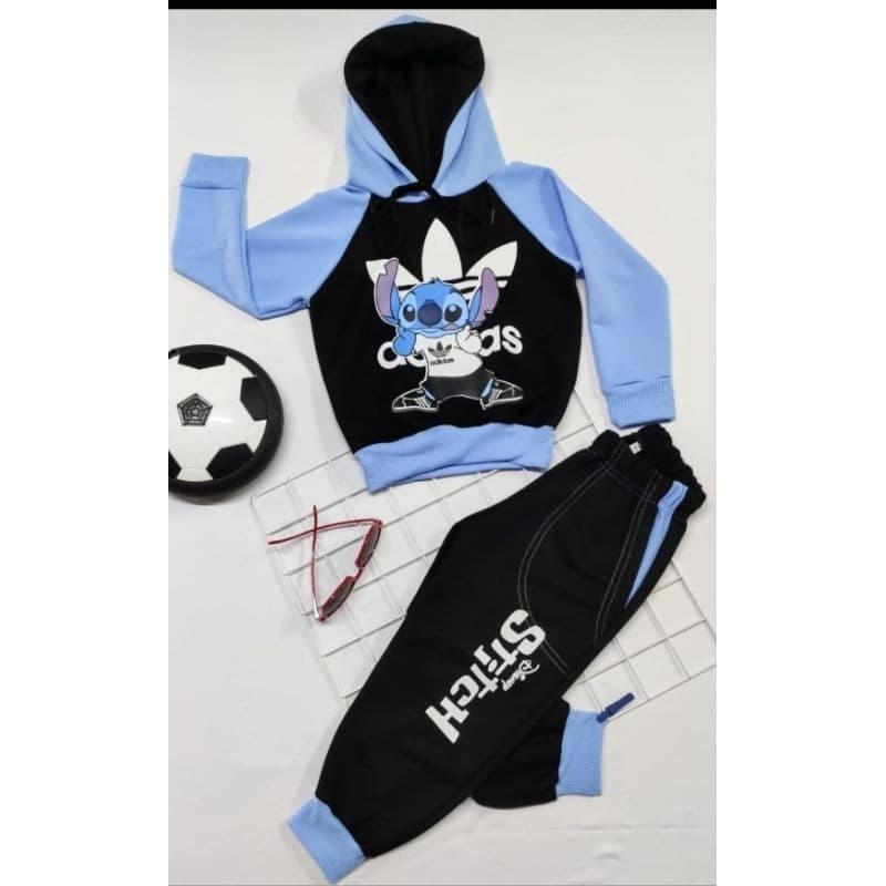 Conjunto de Blusa e Calça Infantil Menino Juvenil St  Mineh H Ara Inverno.