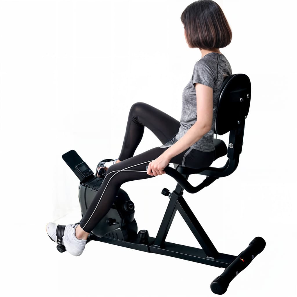 Bicicleta ergometrica horizontal Joelhos Confortaveis bike ergonométrica profissional  residencial