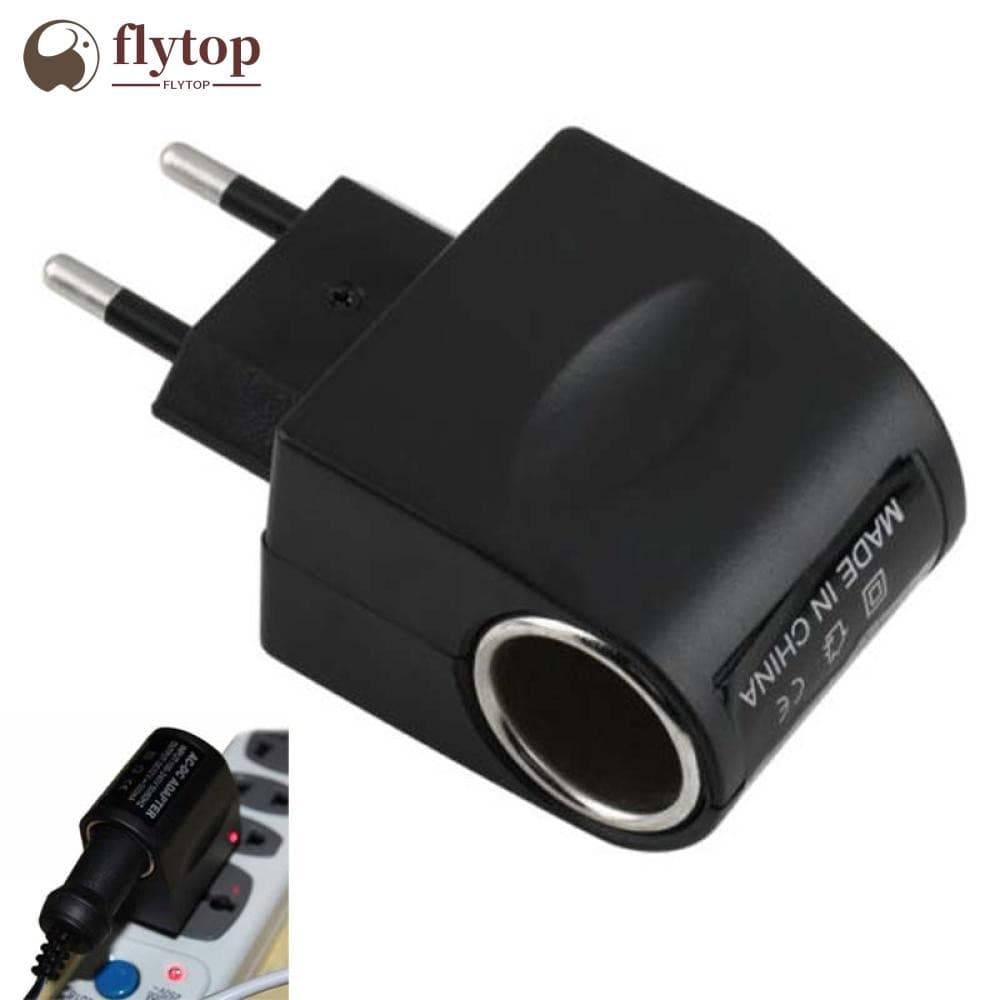 FLYTOP 1Pc Universal 110V-220V AC Para 12V DC Ue Conversor De Adaptador De Energia Carro B2L3