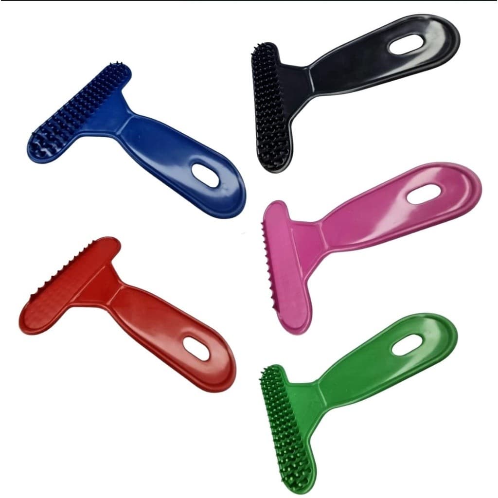 Kit 5un Escova Plástica Rasqueadeira Para Pentear Tirar Pelos Pet Rastelo Pente - Cachorros e Gatos
