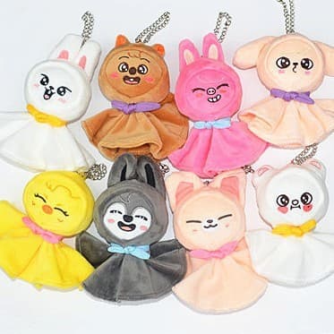 Kpop Stray Kids Dominar Japão Bolsa De Pelúcia Charme Teruterubizu Boneca Doce E Ensolarado