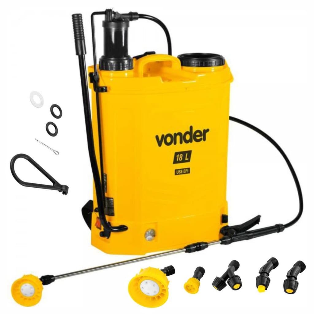 Pulverizador Costal 2 em 1 Bateria e Manual Vonder 18 Litros Agrícola Veneno