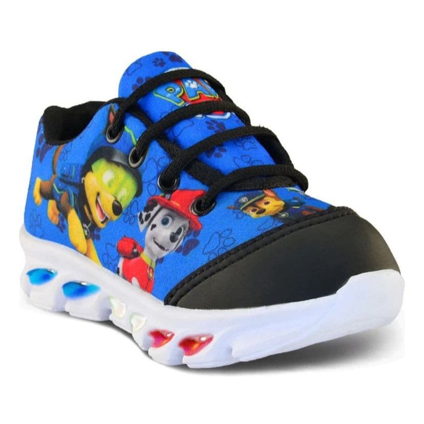 Tenis De Led Infantil Patrulha Canina Luz Luzinha