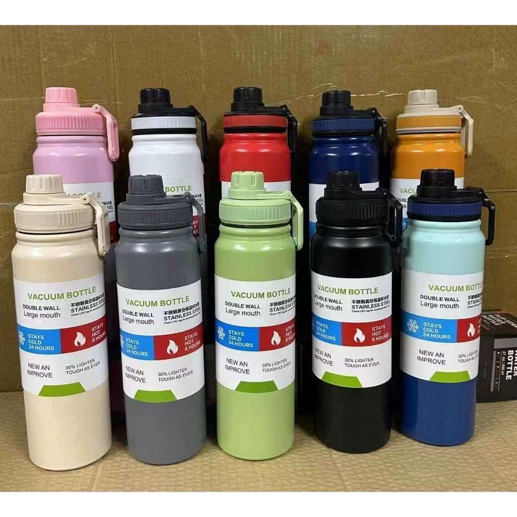 800ml Thermal Bottle Space Bottle Hot & Cold With Thermal Insulation Large Capacity O13
