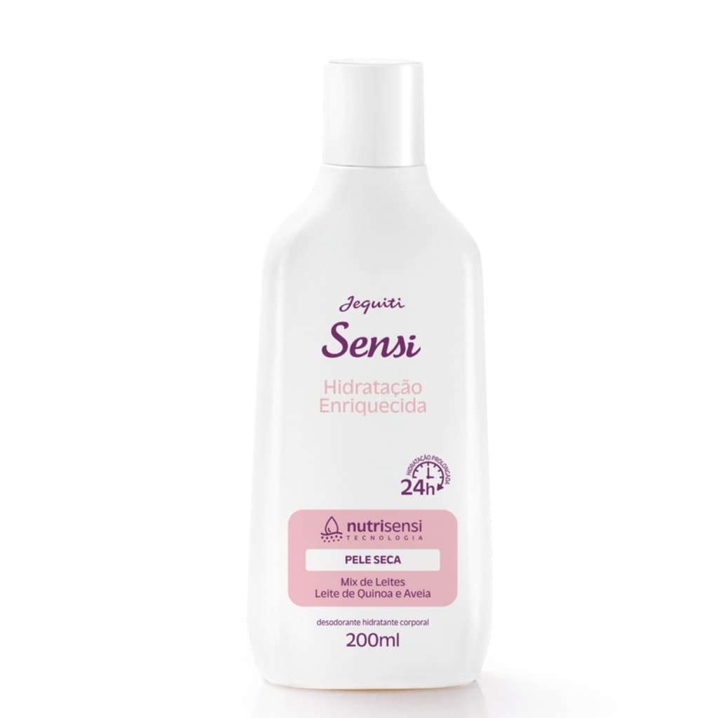 Hidratante Sensi Hidratação Enriquecida Mix de Leites 200ml - Jequiti