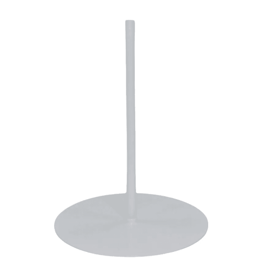 Guindaste Bolo de Andar 16cm Disco E Vara Confeitaria Branco Andares De Bolo Doces Confeitar Decorar