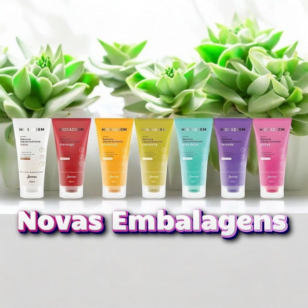 Promoção Sabonete Esfoliante Facial e Corporal Farmax Original 180ml - Pronta entrega