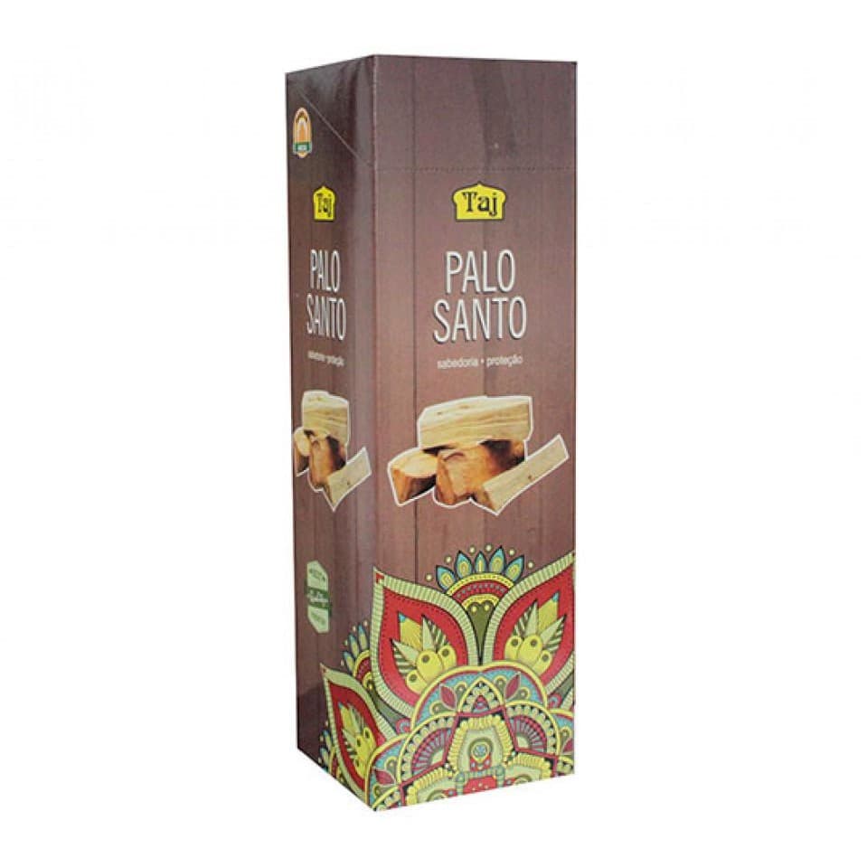 Incenso Indiano Taj Palo Santo - 25 Caixas com 8 varetas cada