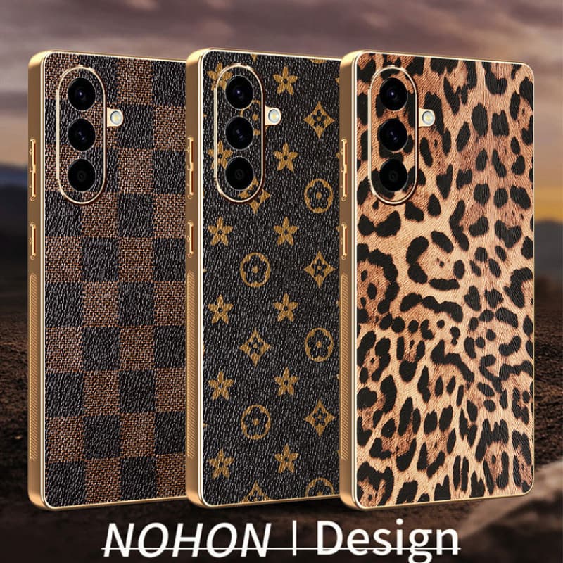 Capa De Telefone De Couro De Luxo Para Samsung Galaxy A57 A37 A17 A07 A56 A36 A26 A16 A06 A55 A35 A25 A15 A05S 4G 5G