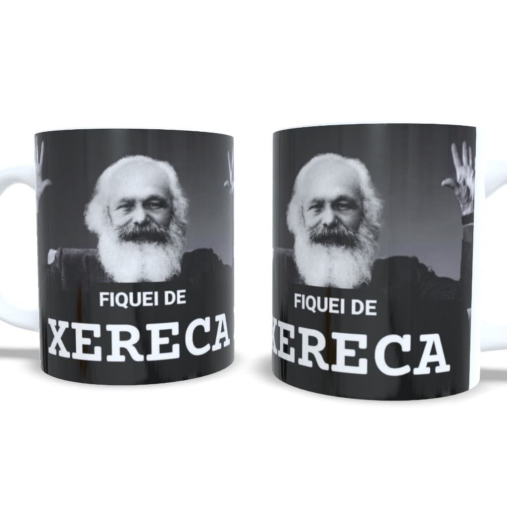 Caneca Personalizada Darvin Fiquei de Meme Cerâmica Humor