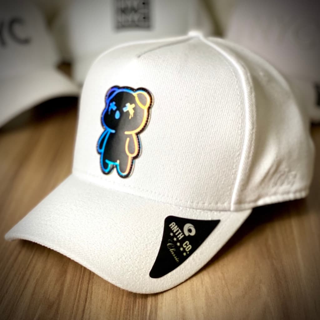 Boné Urso Ursinho Original Anth Co Snapback Aba Curva Confortável Ajustável Casual Unisex Qualidade Envio Imediato Cores