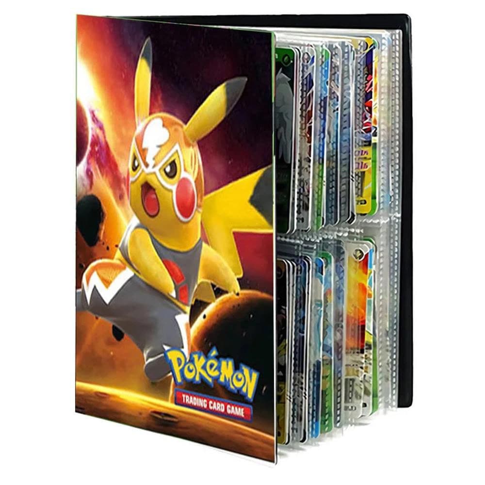 240 Pçs Pokemons Cartões Álbum Dos Desenhos Animados Livro Pokemon Bluesky Coleção Pasta