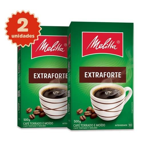 Kit 2 Cafés Melitta® Extra Forte Vácuo 500g