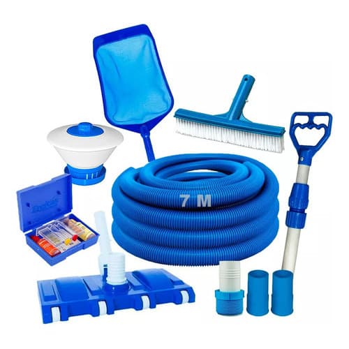 Kit Limpeza Para Piscinas - Fibra/ Alvenaria / Vinil