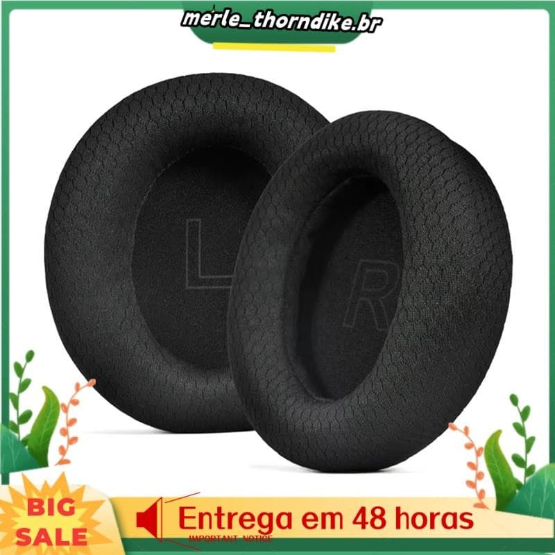 Almofadas De Ouvido Com Design De Malha Respirável De Substituição Para Anker Life Q30/Q35 Espuma Macia Fone
