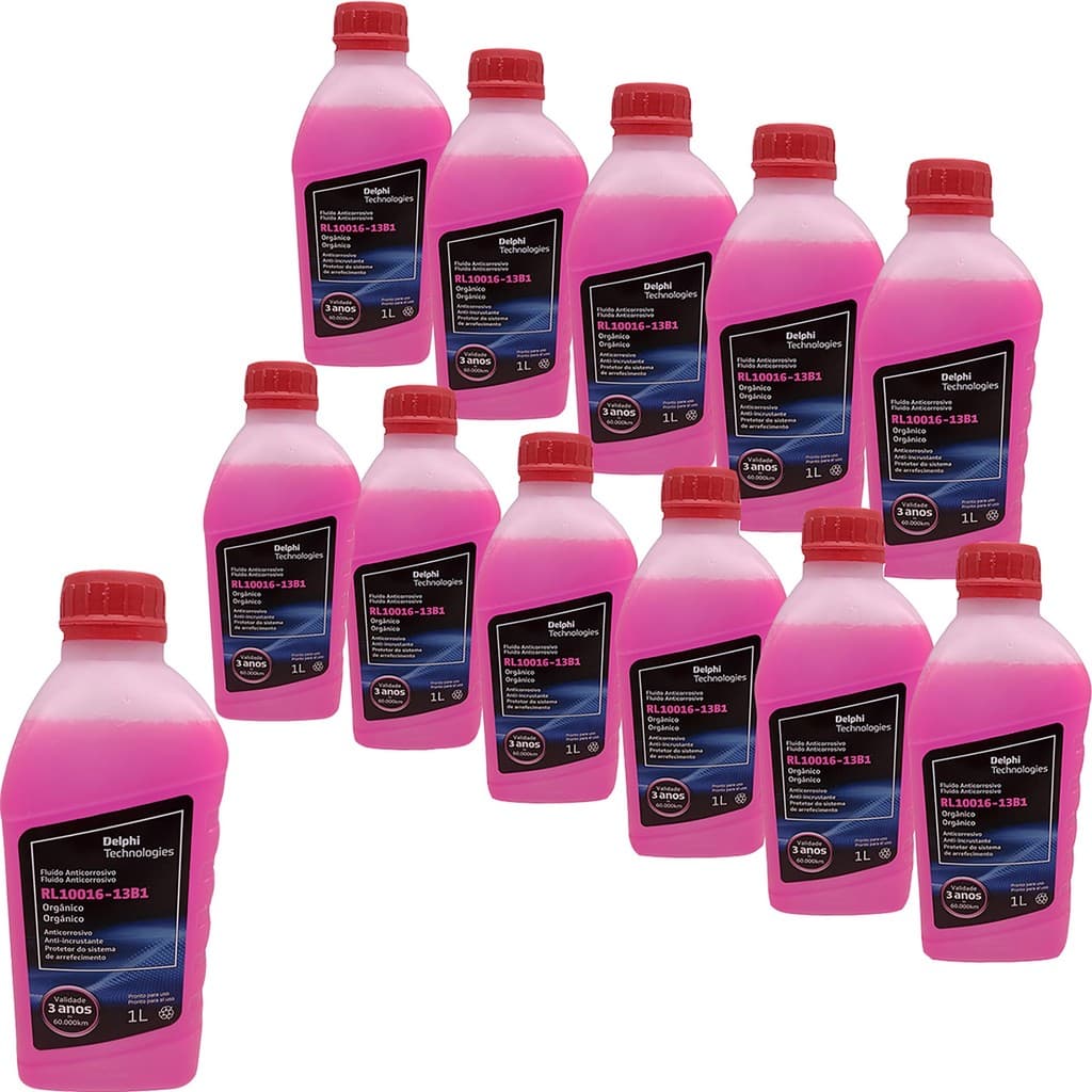 12 Aditivos Radiador Orgânico Rosa Delphi RL10016