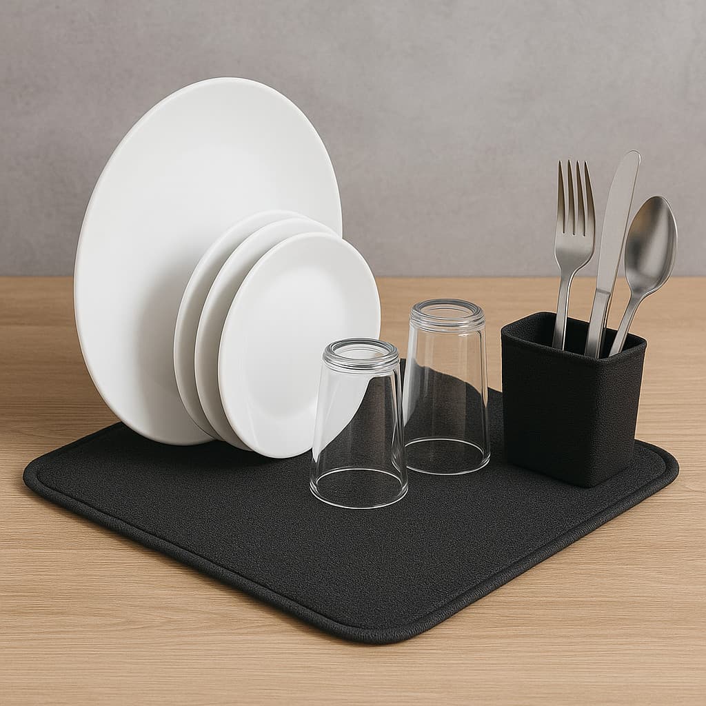 Tapete Escorredor de Louça Microfibra para Pia e Cozinha 70x35cm