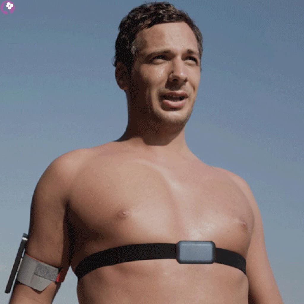 Monitor De Frequência Cardíaca Cinta Torácica À Prova D'água Sensor Firme Para Homens E Mulheres Ferramenta De Saúde