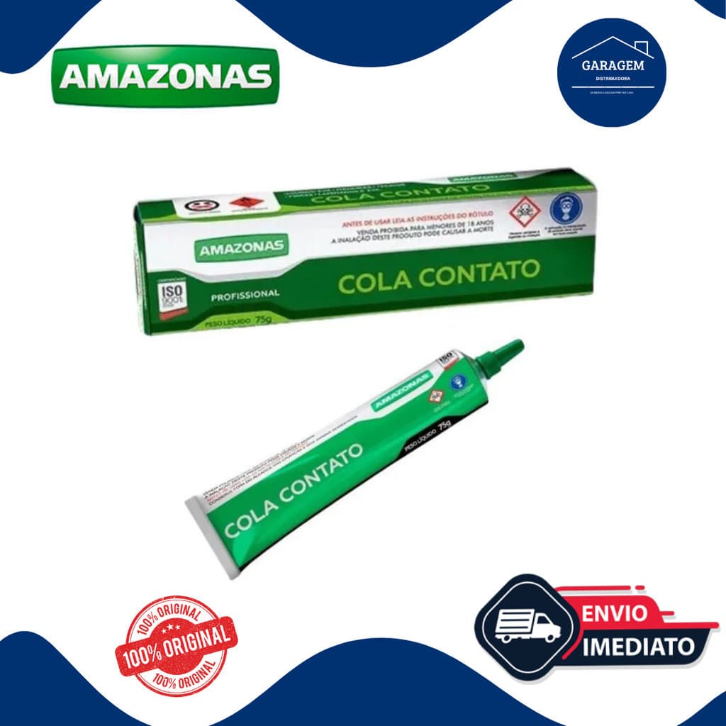 Cola de Contato Adesivo Sapateiro Multiuso 75g - Amazonas