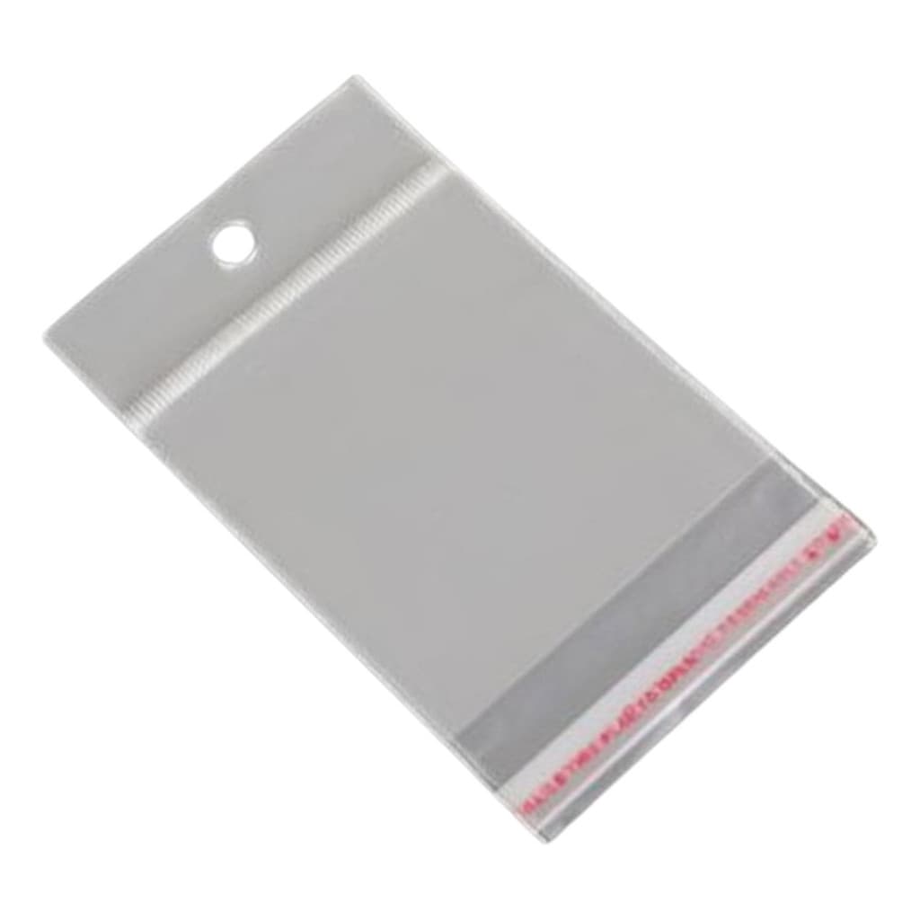 Saco Adesivado Transparente Solapa 6x7 Com 500 Unidades