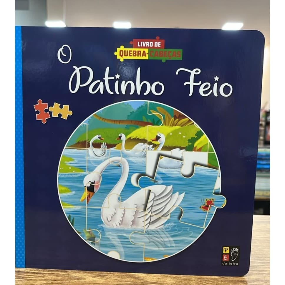 Livros Quebra Cabeças Clássicos Infantis Patinho feio
