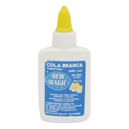 Cola Branca New Magic 40 Gramas