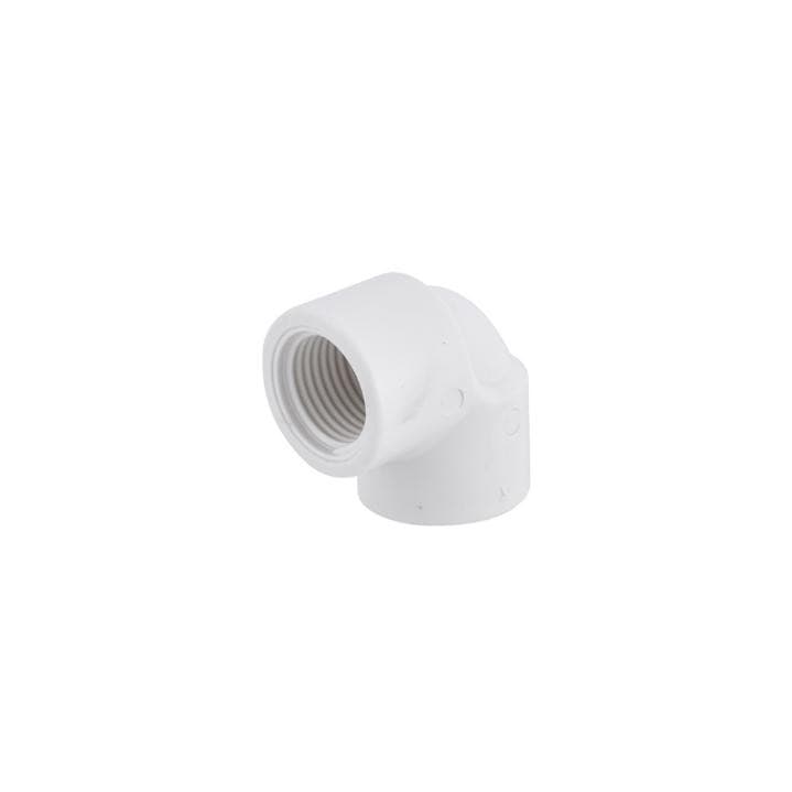 Joelho Roscável De Pvc Branco 1/2'' Polegada P/ Conexões