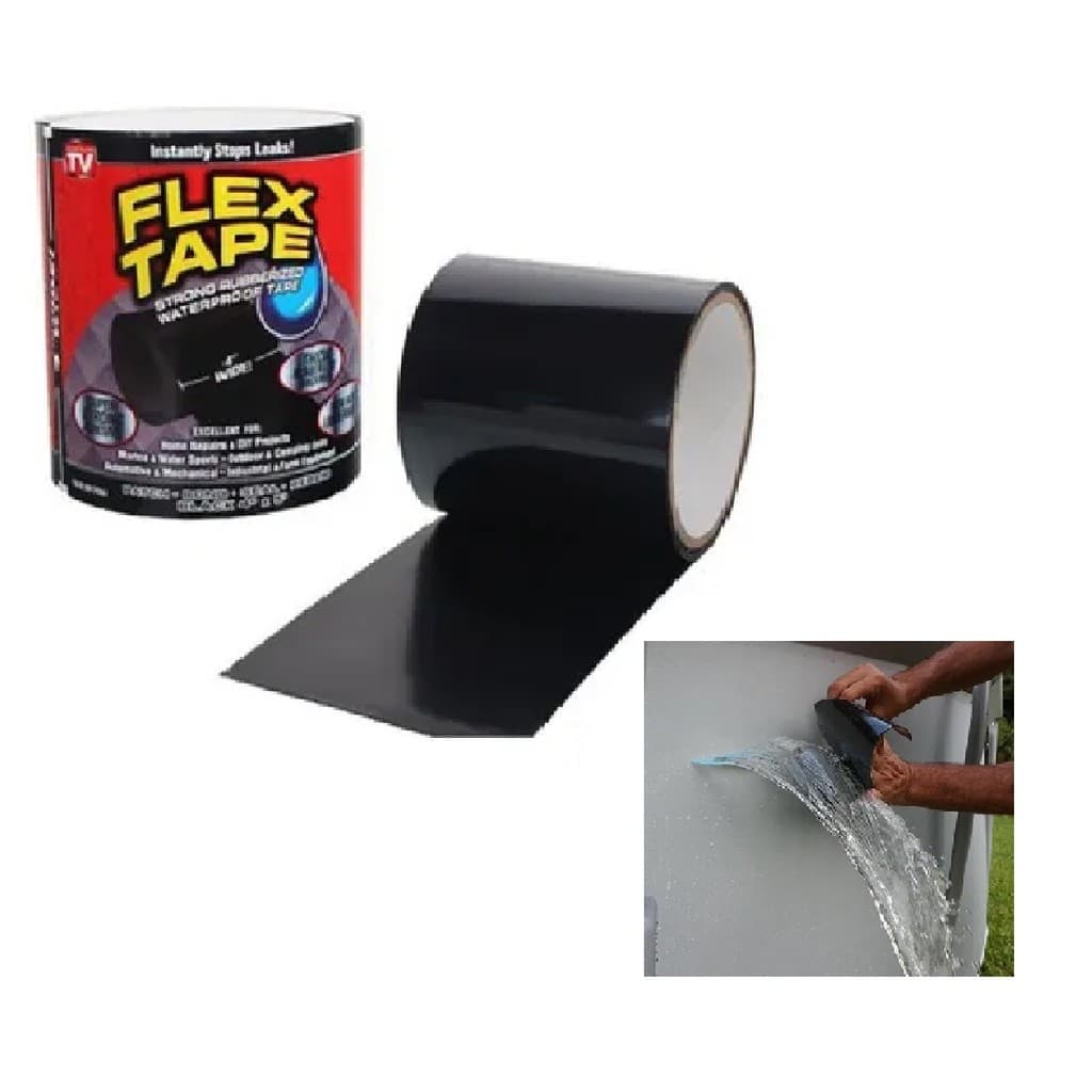 Fita Adesiva Tape Flex Vedação Reparos Impermeável Vazamento Cano Resistente A Agua