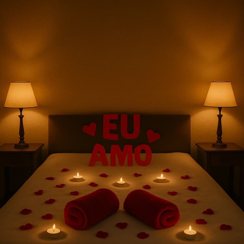 Eu te amo de EVA  liso com 3 Coração