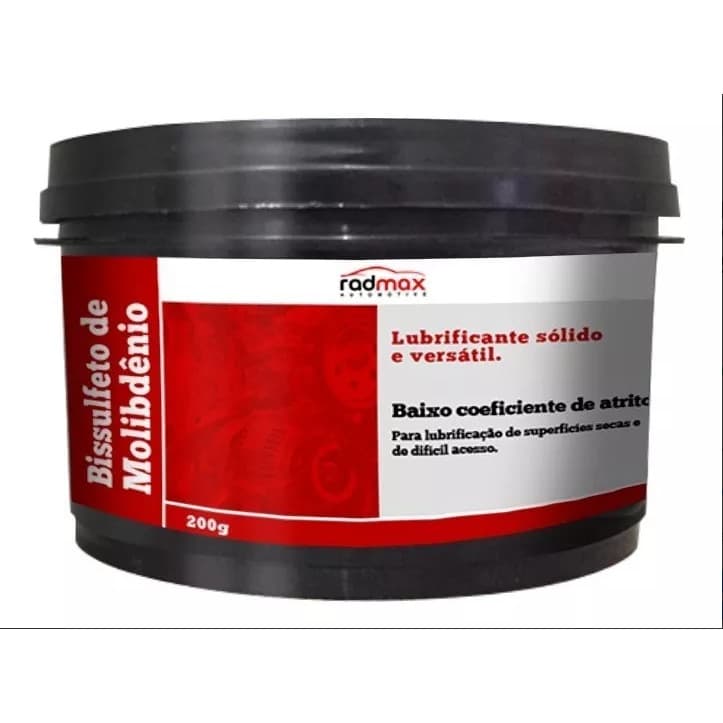 BISSULFETO DE MOLIBDÊNIO MICRONIZADO ALTA PUREZA 200g