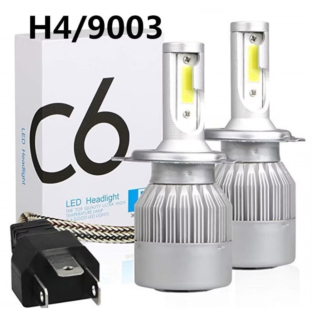 Par Lâmpadas H4 Super Led Top 6000K C6
