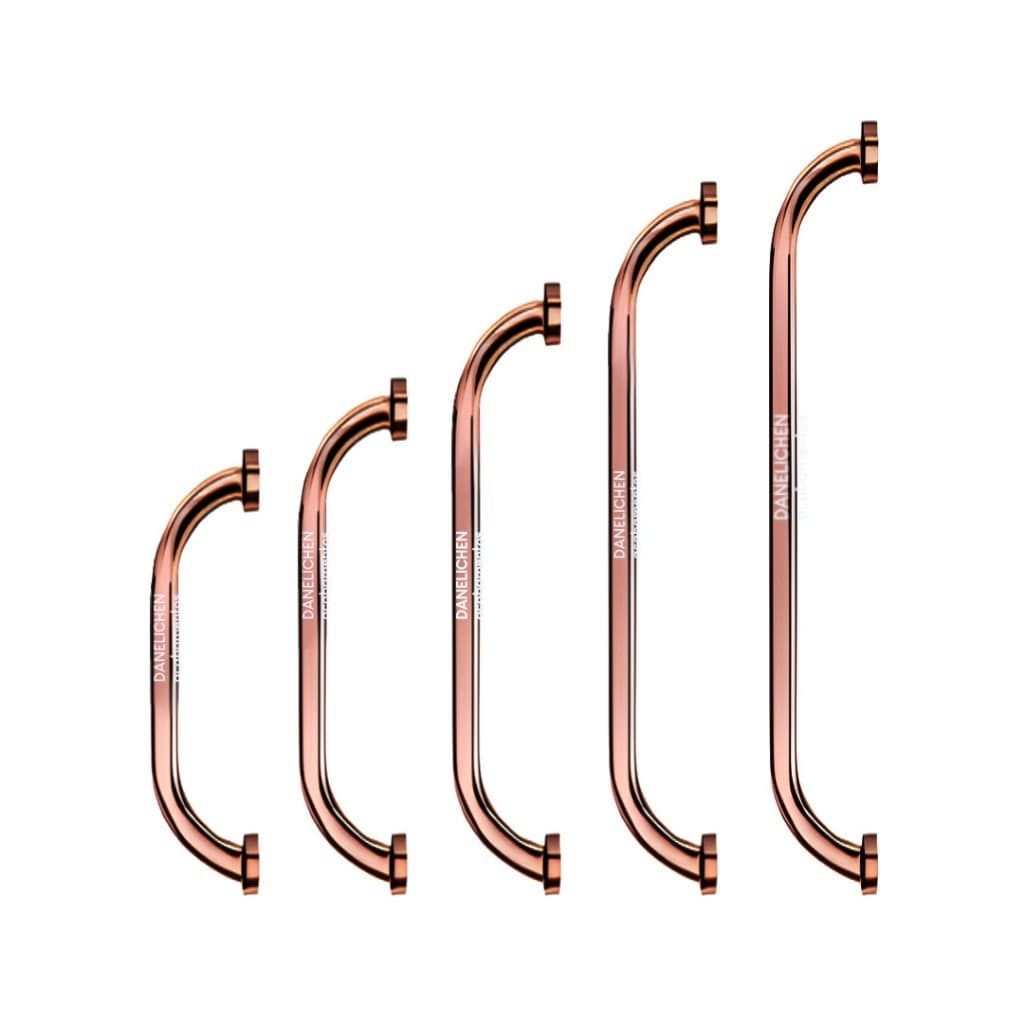 Barra de Apoio Banheiro Rose Gold Brilhante Alumínio Idosos Deficientes Banheiros