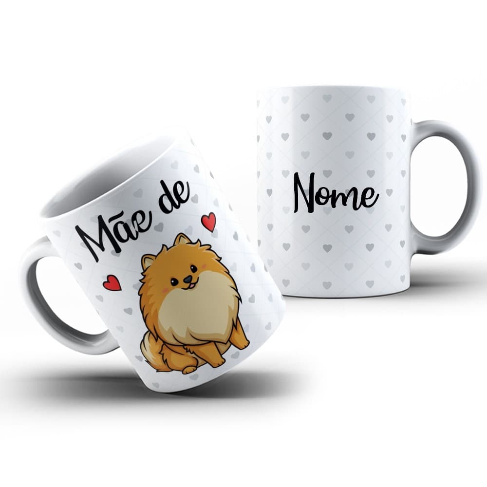 Caneca Lulu Pomerânia Spitz Alemão Pet Cachorro Dog Estimação