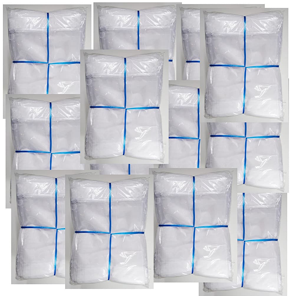 1000 Saquinhos Bag organza 7x9 Branco Atacado Caixa Fechada