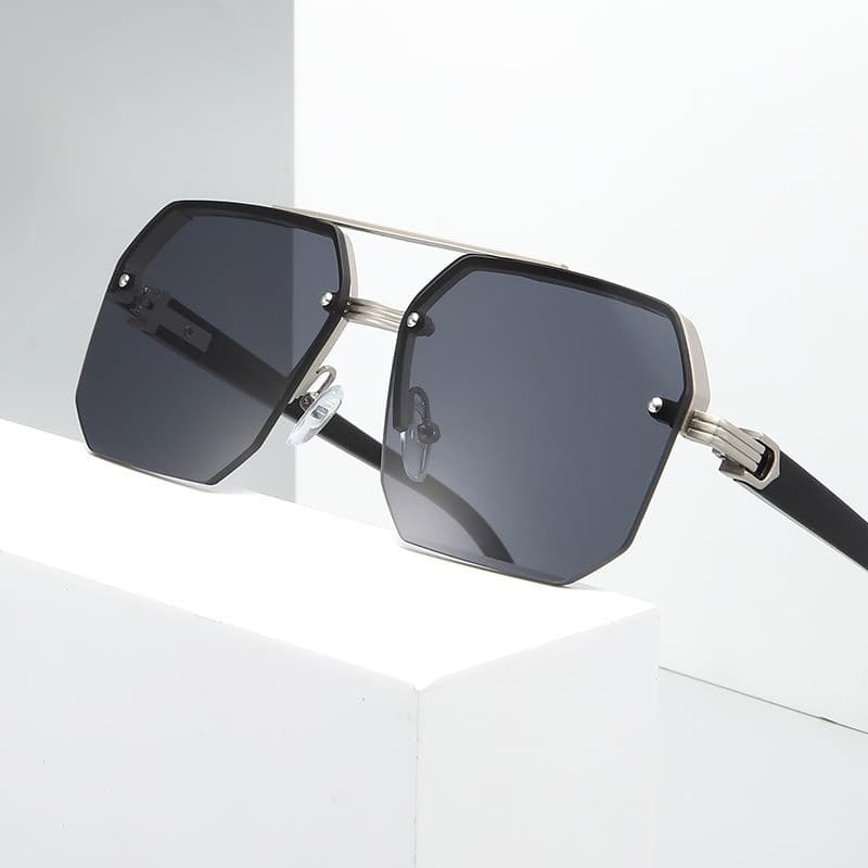 Óculos De Sol Unissex Com Armação Quadrada E Proteção UV Minimalista Leve ​ Retro Para Uso Diário , Viagens Atividades A