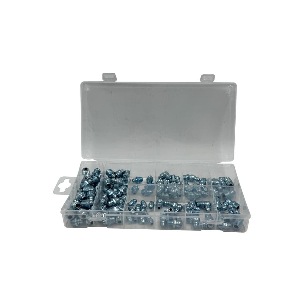 Kit 110 Pinos Graxeiros Lubrificação 45/90 Graus Aço Carbono