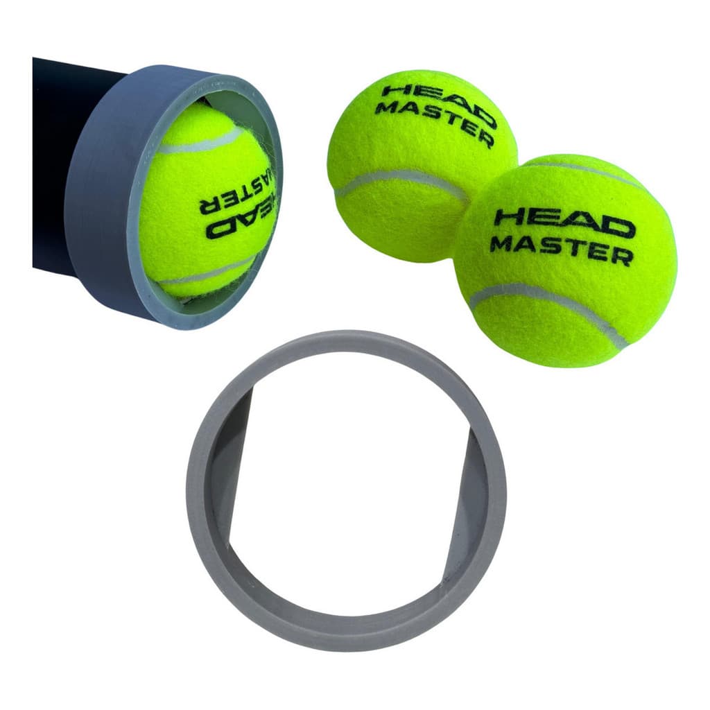 Kit 5 Ponteiras Coleta Apanhador Bola Tênis Beach Tennis Pega Bolinha