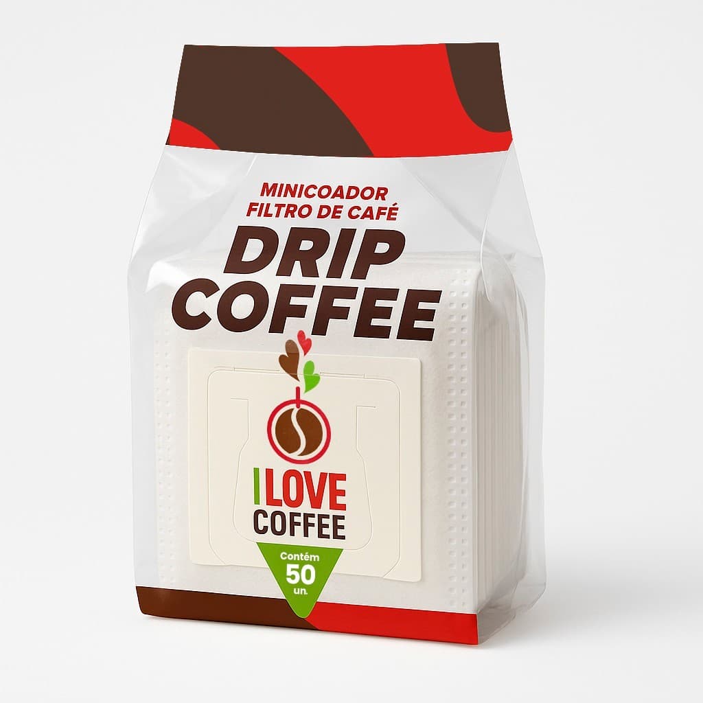 Drip Coffee Mini Coador Filtro De Café ILoveCoffee - 50 unidades