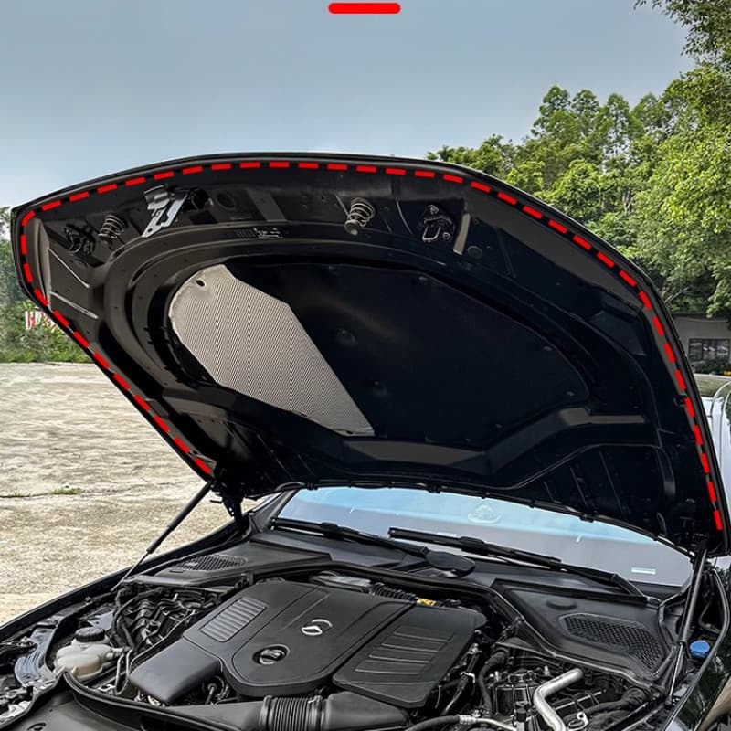 BYD golfinho Mini compartimento dianteiro capa isolamento acústico redução de ruído tira vedação à prova dwaterproof águ