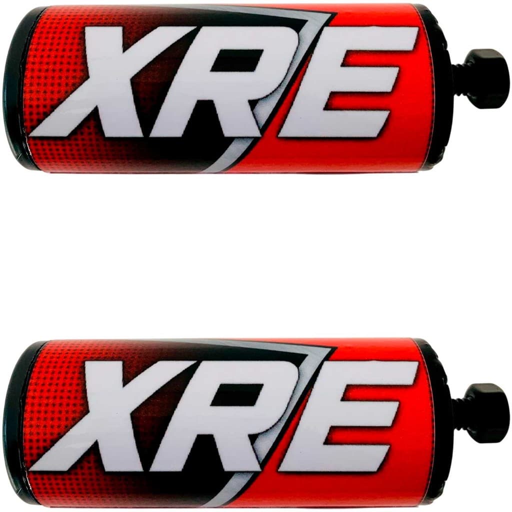 Xre Tubo Par Slider Protetor Carenagem Motor Tanque Vermelho Pedal Moto para Mata Cachorro
