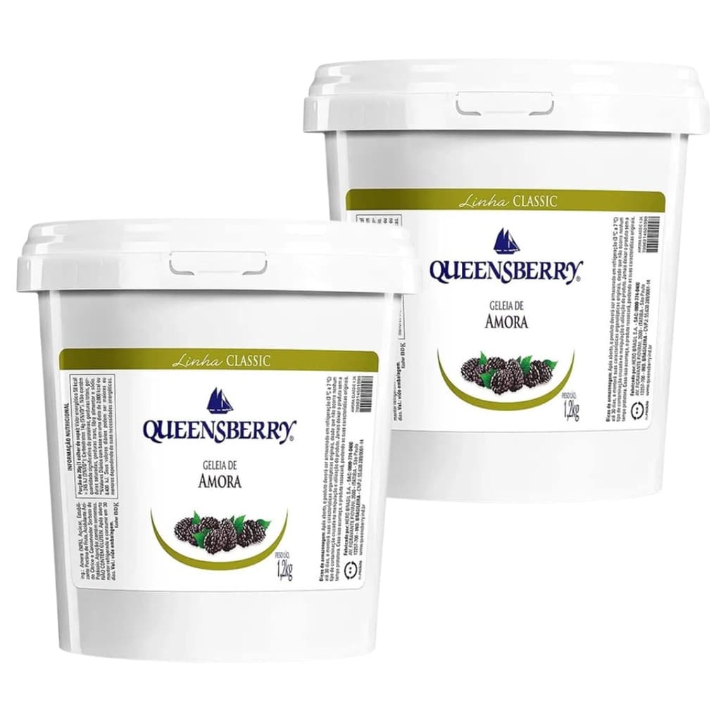Kit 2 Geleia Queensberry Amora 1,2kg Atacado