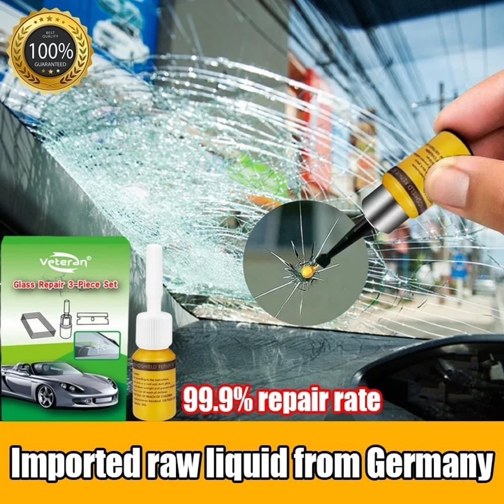 Compre 2 E Ganhe 1 Grátis Kit De Reparo De Rachaduras De Vidro De Pára-Brisa VA , Cola Adesiva Para No Espelho Do Carro