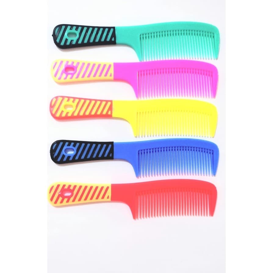 Pente Com Alça Para Corte De Cabelo / Banho / Pente De Cabelo / Ferramenta De Salão