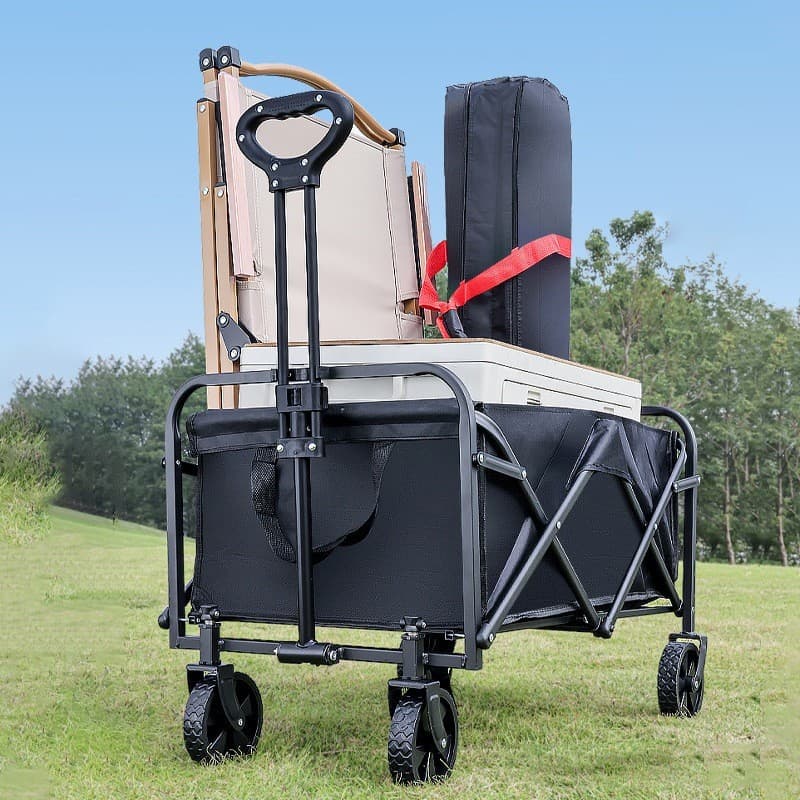 120L/280L Carrinho Multiuso Para Camping Até 100kg Dobrável carrinhos dobráveis, praia jardim camping