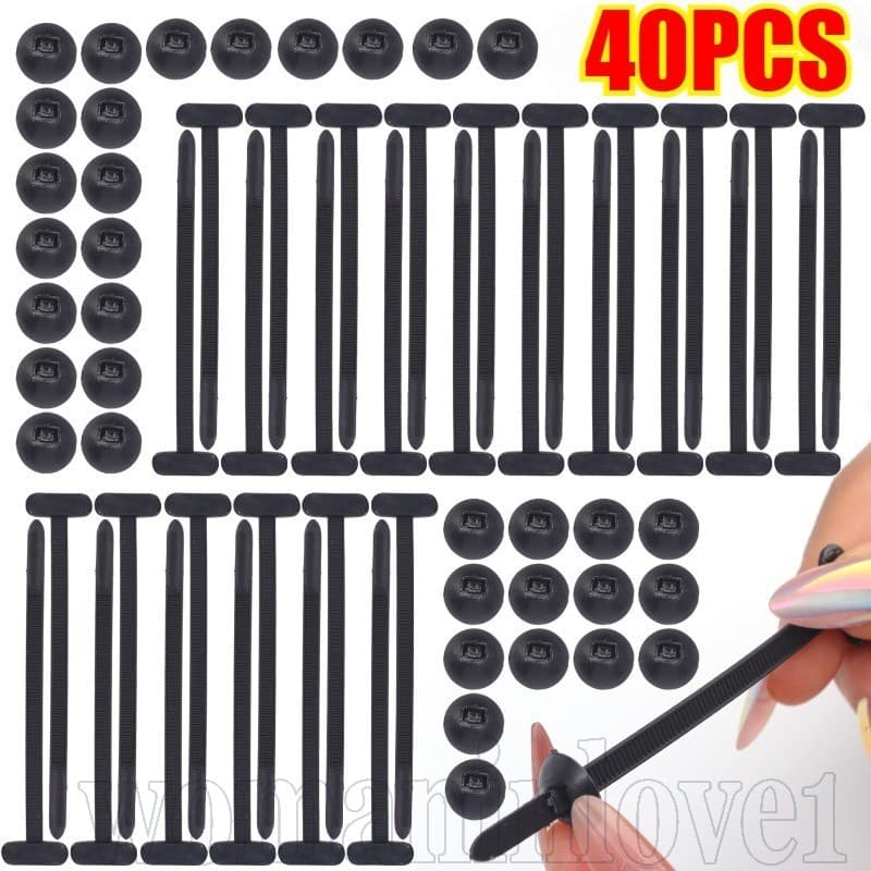 Fivela De Amarração De Cabo De Nylon Universal-Abraçadeiras De Plástico Multiuso-Laços Zip Autotravantes Para Serviços P
