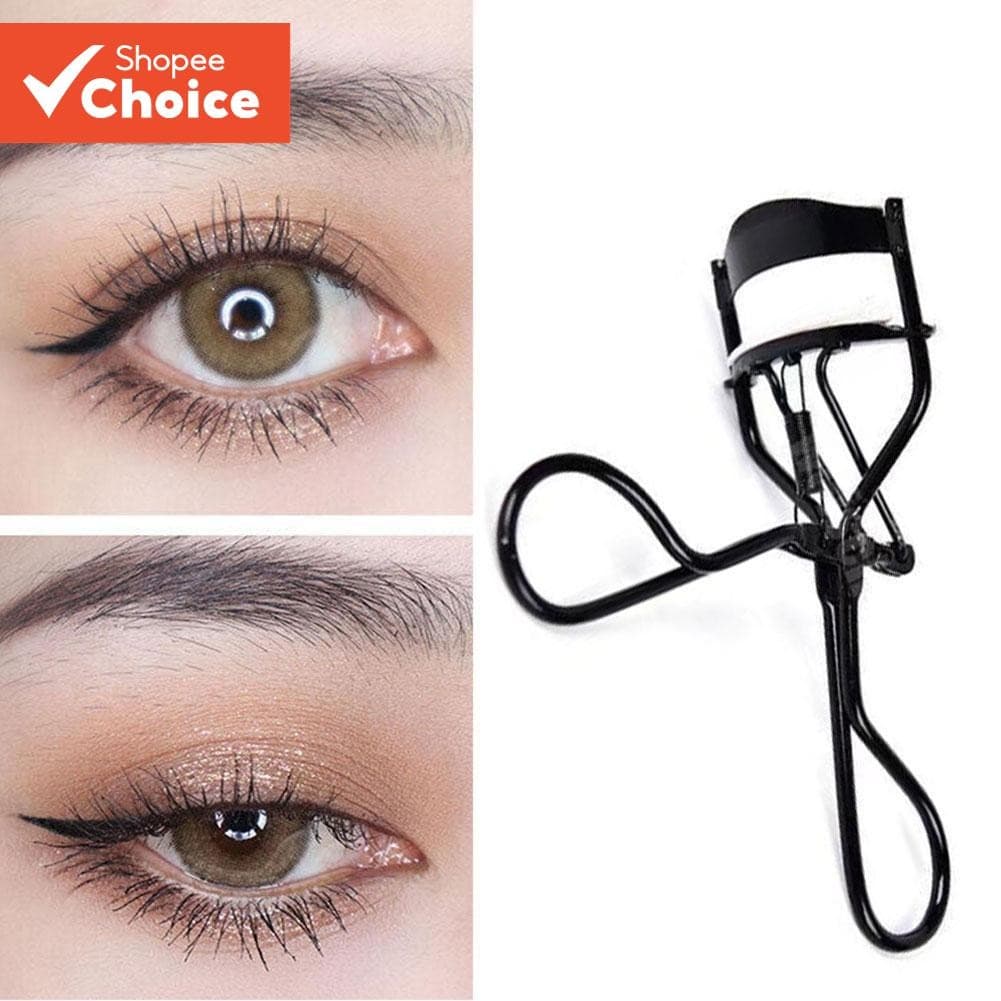 Modelador De Cílios Portátil E Durável – Preto/Prata Cria Curvatura Encantadora Ferramenta Essencial De Beleza Para Os O