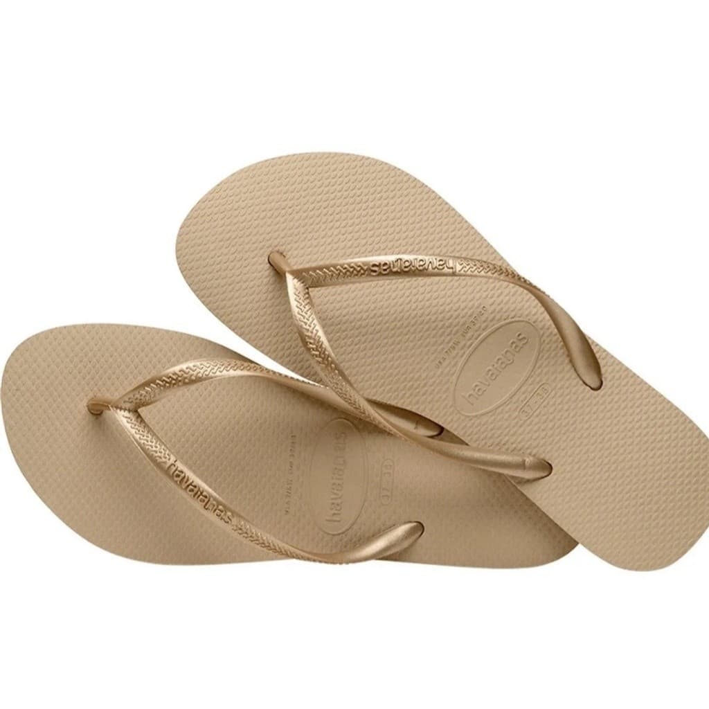 Chinelo Sandália Havaianas Slim Original Envio Imediato Areia
